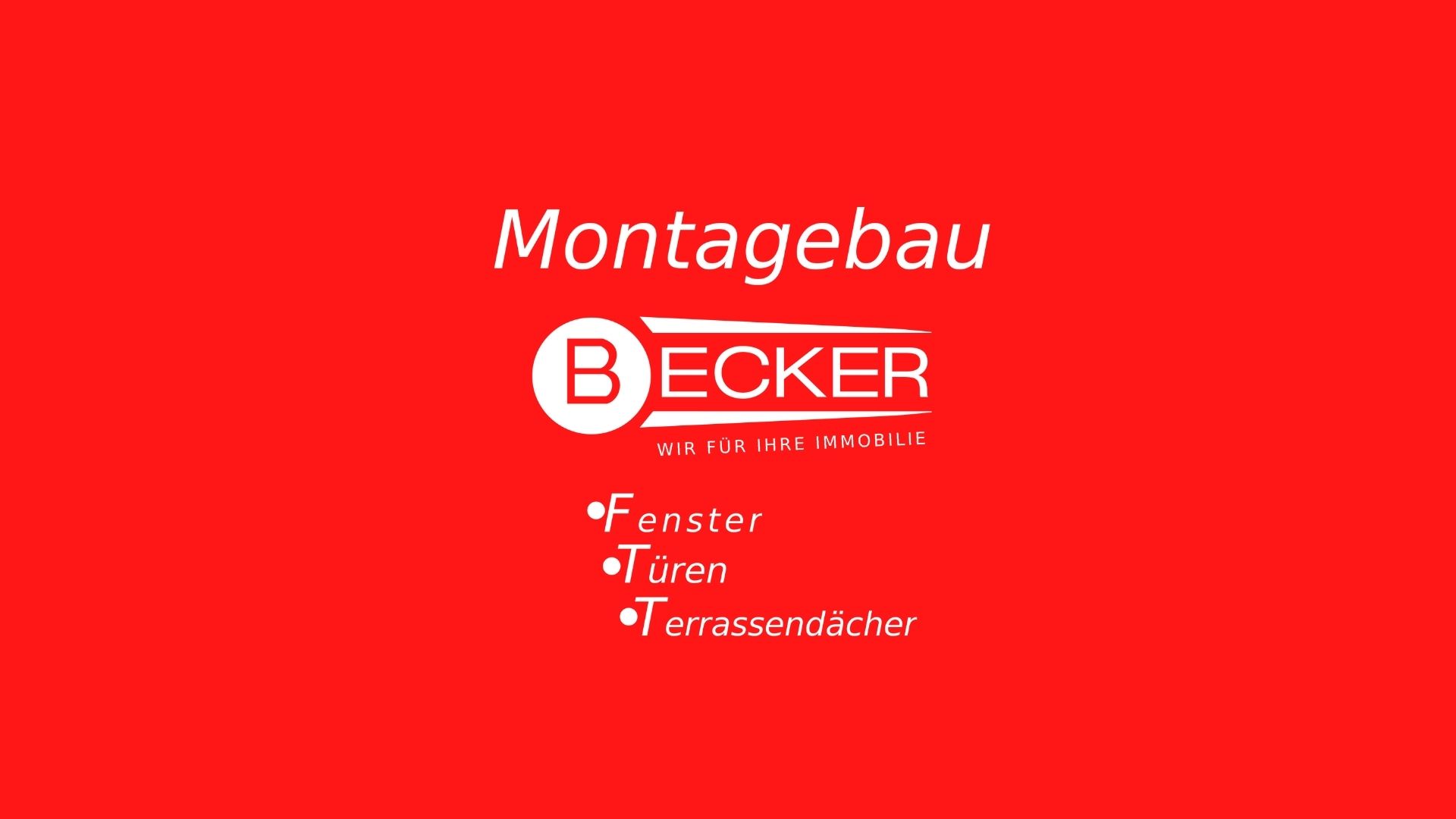 Becker Montagebau