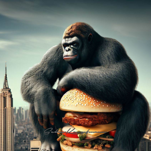 King kong is hungry