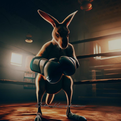 boxing kangaroo